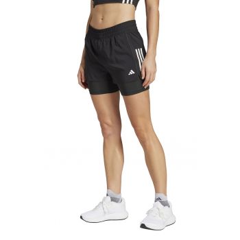 Pantaloni scurti cu model 2-in-1 pentru alergare