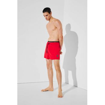 Pantaloni scurti de baie cu talie ajustabila