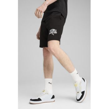 Pantaloni scurti din amestec de bumbac cu logo
