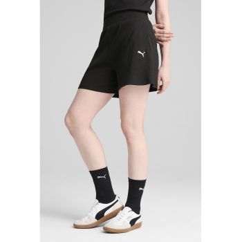 Pantaloni scurti striati cu logo