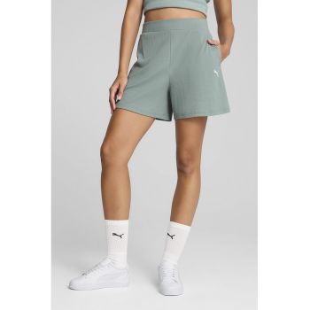 Pantaloni scurti striati cu logo