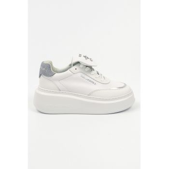 Pantofi sport din piele cu strasuri