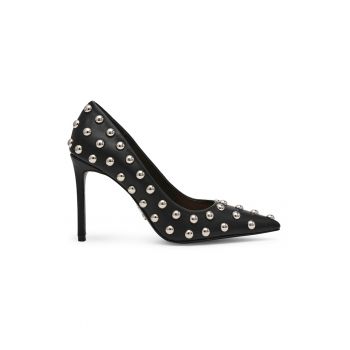 Pantofi stiletto din piele ecologica cu tinte