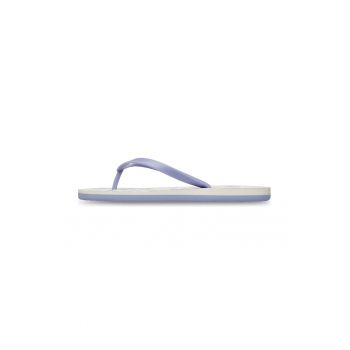 Papuci flip-flop cu imprimeu pe talpa Tahiti VII