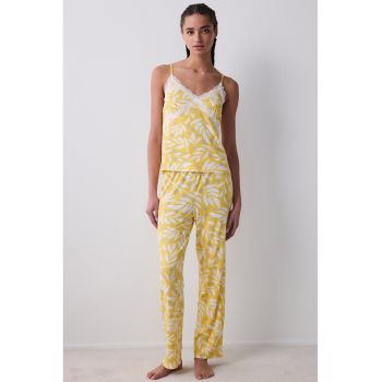 Pjama cu model floral Emilia