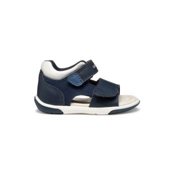 Sandale cu velcro de piele ecologica