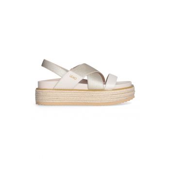 Sandale flatform cu barete incrucisate