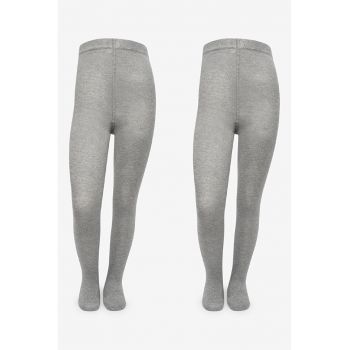 Set de dresuri uni cu talie inalta - 2 Piese