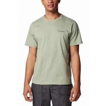 Tricou de bumbac organic cu imprimeu logo pe partea din spate Rapid Ridge