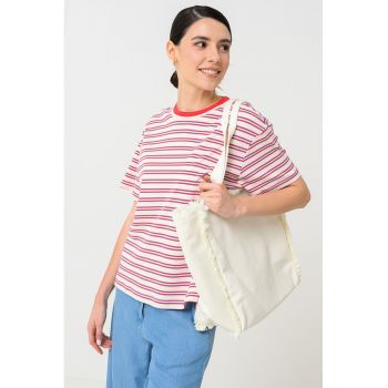 Tricou lejer cu dungi