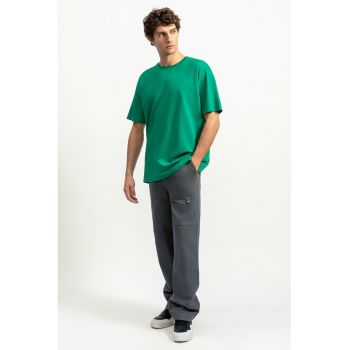 Tricou lejer unisex cu maneci cazute