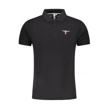 Tricou polo barbati - din bumbac - cu mini logo - Regular fit