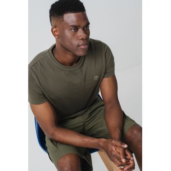Tricou slim fit din bumbac Dun-River