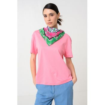 Tricou uni cu maneci scurte