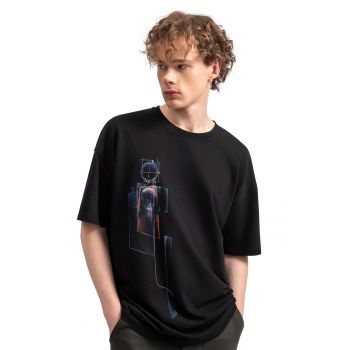 Tricou unisex de bumabc cu imprimeu