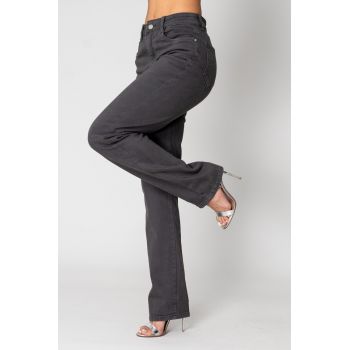 Blugi lungi regular din denim Grey Anthracite 15272