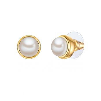 Cercei de aur de 14K filat - cu perle de cultura