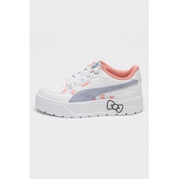 Karmen II Idol Hello Kitty - Pantofi sport de piele ecologica cu garnituri de piele intoarsa