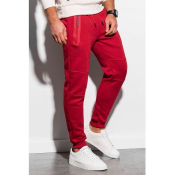 Pantaloni sport cu croiala conica si snur de ajustare