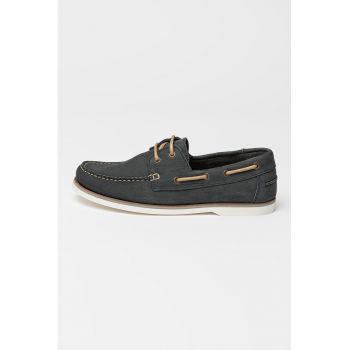 Pantofi loafer uni de piele
