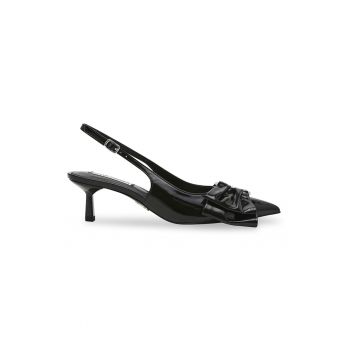 Pantofi slingback cu toc kitten