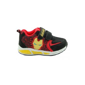 Pantofi sport cu velcro si LED