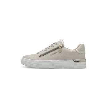 Pantofi sport din piele ecologica cu fermoar
