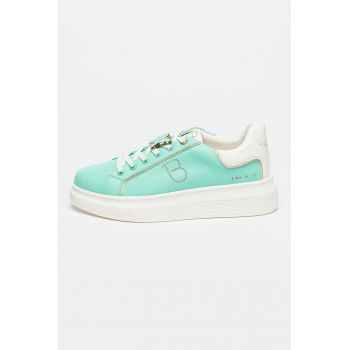 Pantofi sport wedge din piele Fenice