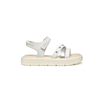 Sandale de piele ecologica cu velcro