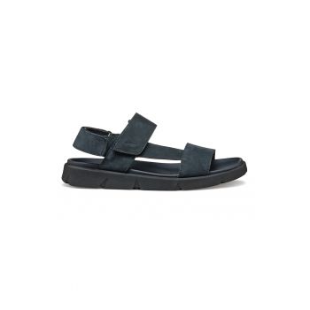 Sandale de piele nabuc cu velcro