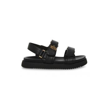Sandale din piele ecologica cu inchidere velcro