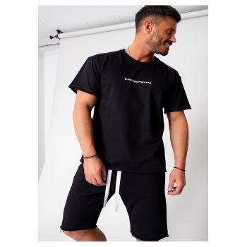Set Axis tricou si pantalon scurt Black 15881