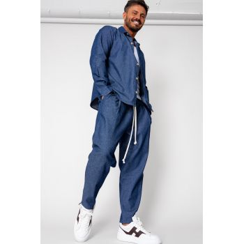 Set Camasa din denim si Pantalon lung Blue 15727