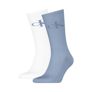 Set de sosete lungi cu imprimeu logo - 2 perechi