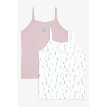 Set de top-uri cu imprimeu - 2 Piese