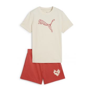 Set de tricou de bumbac si pantaloni scurti