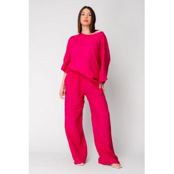 Set Kalie Bluza si Pantalon lung 100% IN Magenta 15887