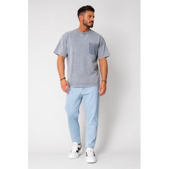 Tricou fake poket Grey 16037