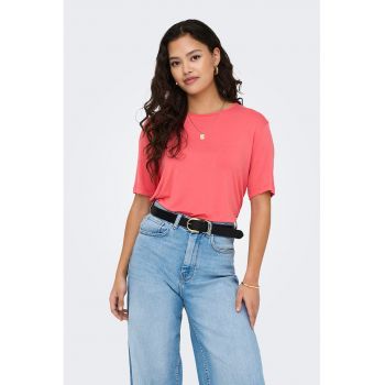 Tricou lejer cu model uni