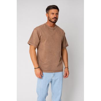 Tricou Vintage Oversized Brown 16088