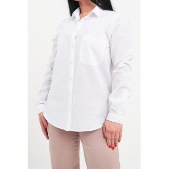 Camasa de bumbac cu guler clasic