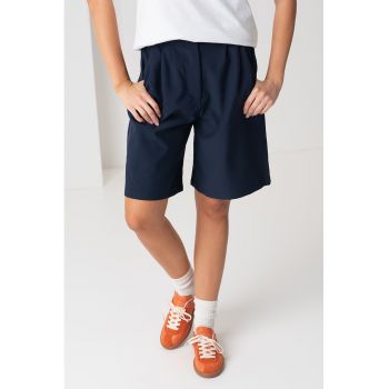 Pantaloni cu talie inalta si buzunare