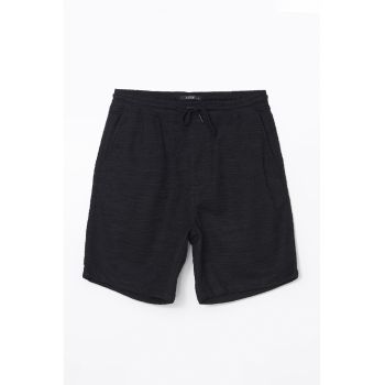 Pantaloni de trening scurti cu croiala regular-fit si snur
