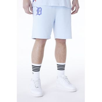 Pantaloni de trening scurti cu snur si monograma brodata