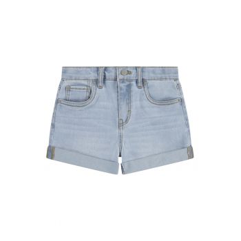 Pantaloni scurti din denim cu model cu 5 buzunare