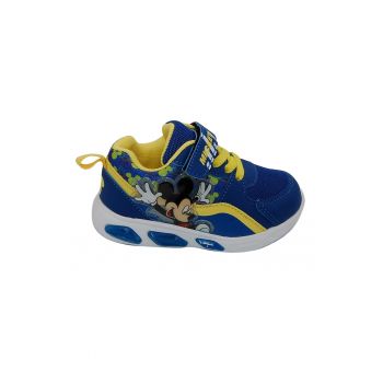Pantofi sport cu LED-uri Mickey Mouse