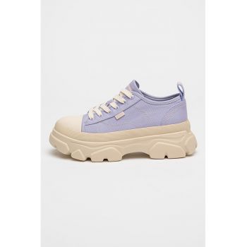 Pantofi sport demi-wedge de panza