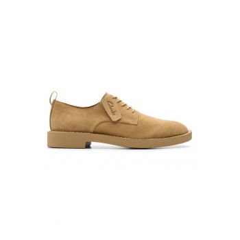 Pantofi uni de piele intoarsa
