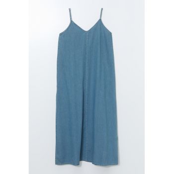 Rochie dreapta din denim