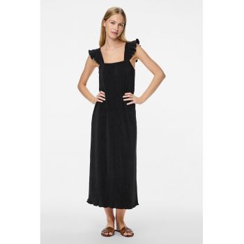 Rochie lunga cu croiala dreapta